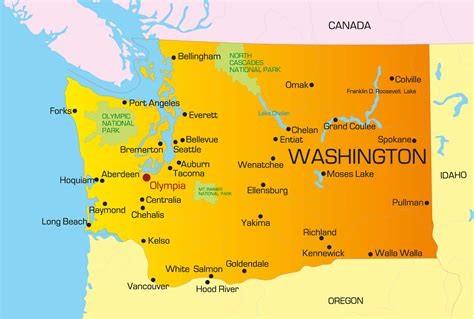 city map washington